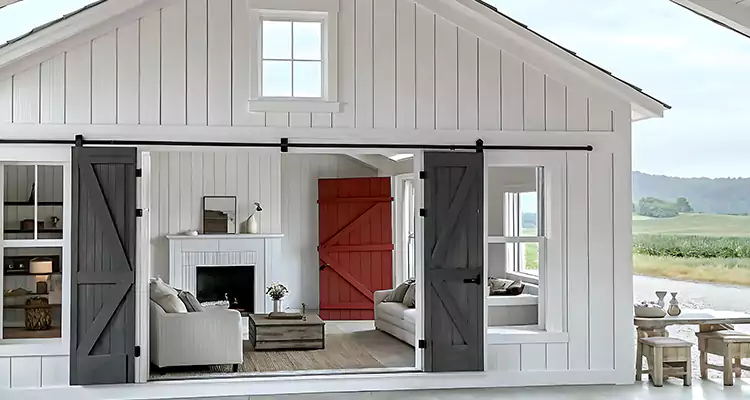 Bifold Barn Door Repair in Belmont, CA