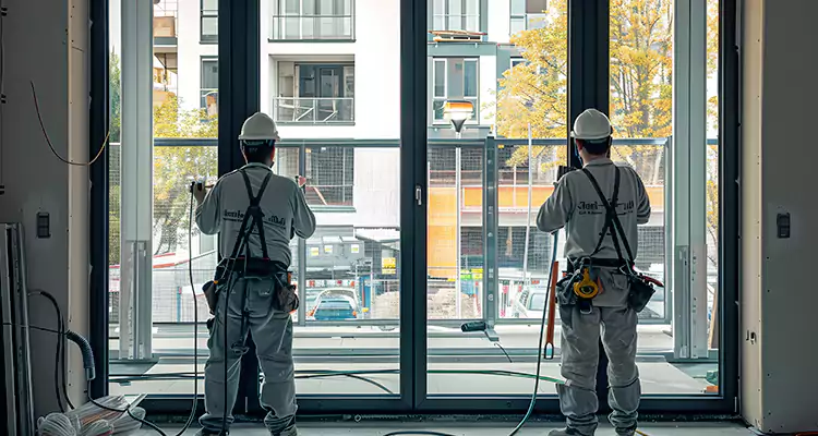 French Glass Panel Doors Repair in Belmont, CA