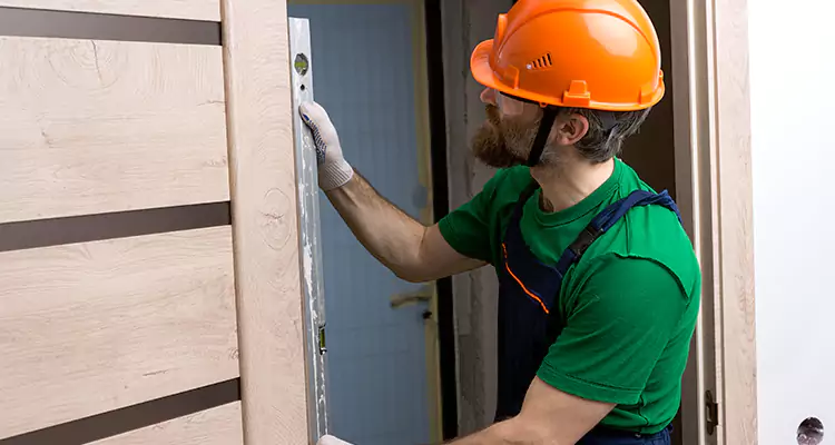 Double Pocket Door Track Repair in Belmont, CA