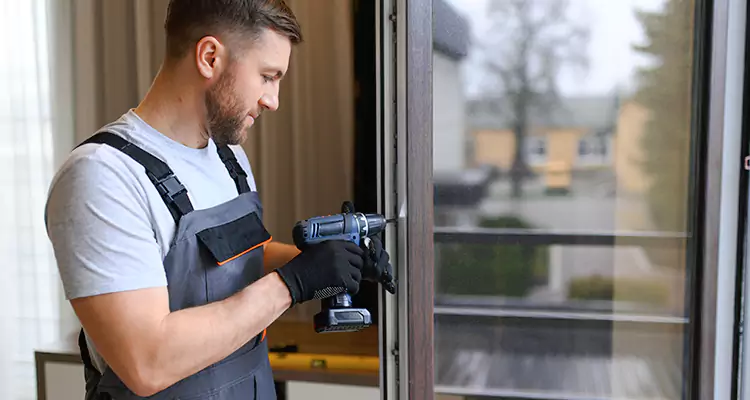 Sliding Screen Door Handle Repair in Belmont, CA
