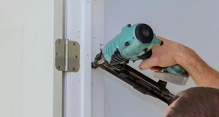 Bathroom Stall Door Hinge Repair in Belmont, CA