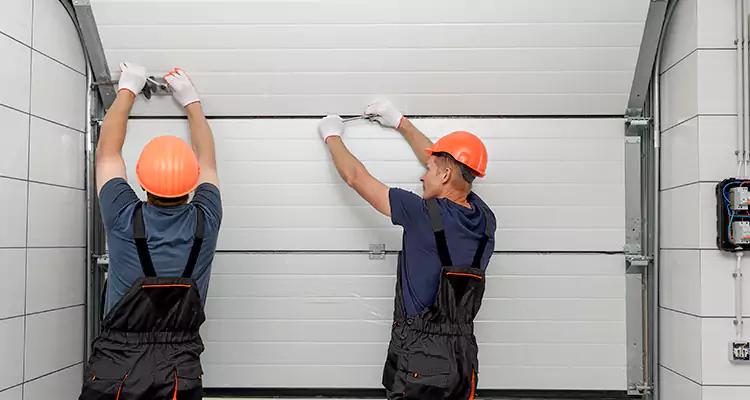 Garage Door Bottom Panel Repair in Belmont, CA