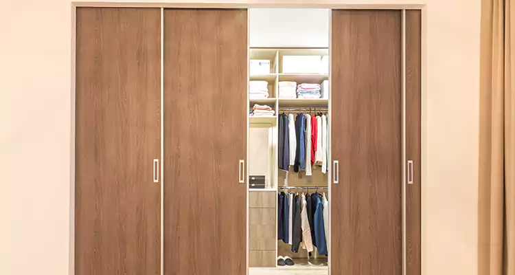 Sliding Closet Wardrobe Repairs in Belmont, CA