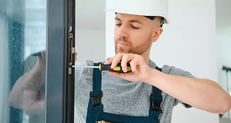 Andersen Sliding Door Latch Repair in Belmont, CA