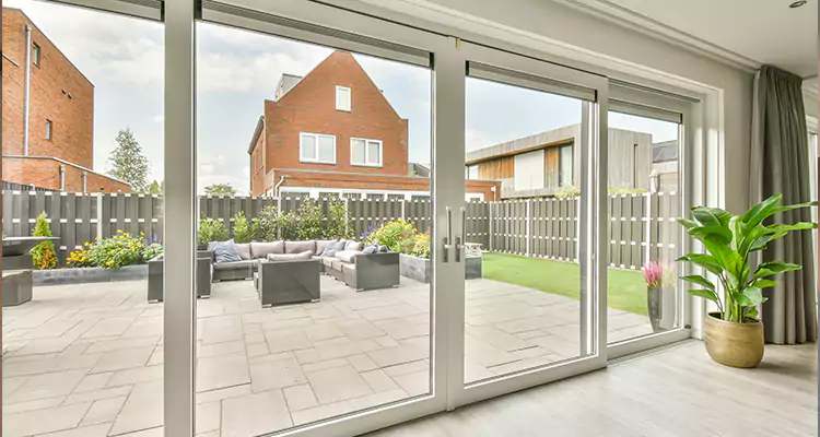 3 Panel Sliding Glass Door Repair in Belmont, CA